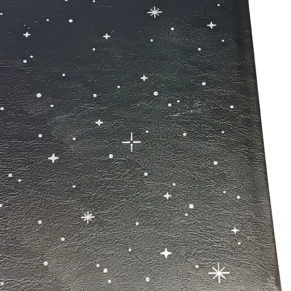 Archer & Olive Haunted Hollow Journal Black W/ Silver Moon & Stars Dot Grid New